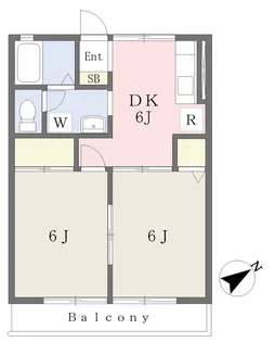 Big・ベア【202号室】の間取り