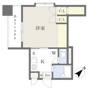 リピア大街道【301号室】の間取り