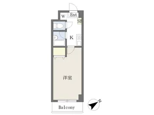 APEX FLAT R【110号室】の間取り
