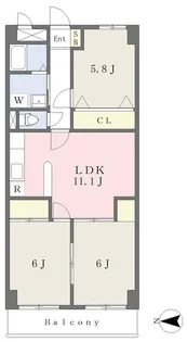 高浜レジデンス7【506号室】の間取り