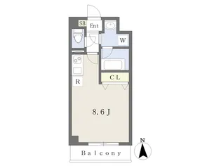 フォートレジデンス小田原弓ノ町【10階】の間取り