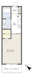 Flat南大高【201号室】の間取り
