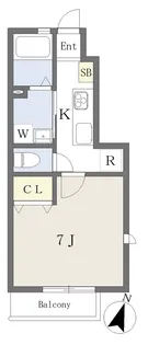 LUMIELE和泉【101号室】の間取り