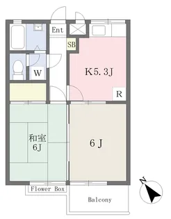 第2渋谷ハイツ【105号室】の間取り