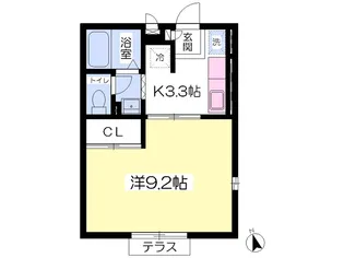 K・house【103号室】の間取り