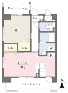 泉中央パークマンション【301号室】の間取り