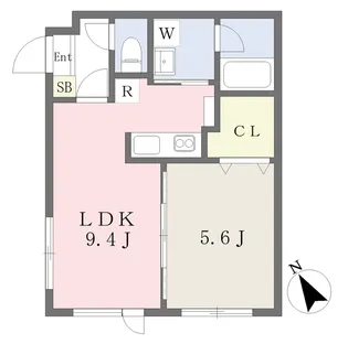 エクセレンス白石【402号室】の間取り