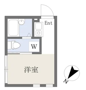 フルセイル柴又【101号室】の間取り