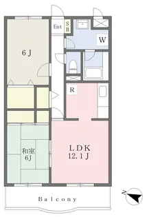 ラ カーサ マローネ【305号室】の間取り