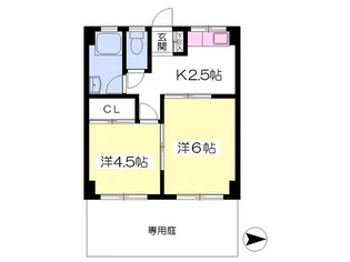 大内マンション【103号室】の間取り