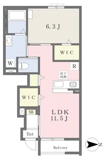 ひまわりⅡ【102号室】の間取り
