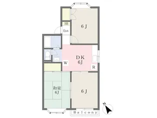 シルク・ドゥ・ソレイユB【103号室】の間取り