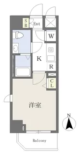 Fフラット並木【201号室】の間取り
