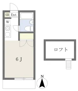 メープルハイム武蔵野【201号室】の間取り