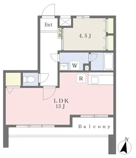 ピュアフィールド青戸【402号室】の間取り