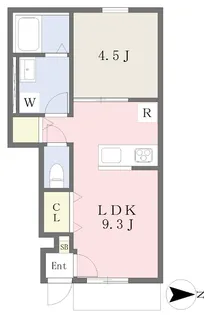EARL’S COURT古川【105号室】の間取り