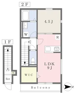 EARL’S COURT古川【201号室】の間取り