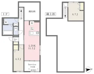 ステラリード【103号室】の間取り