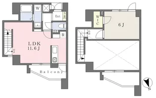 CASA VISTA ASATO【1501号室】の間取り