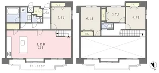 CASA VISTA ASATO【1502号室】の間取り
