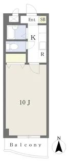 アルファガーデン【305号室】の間取り
