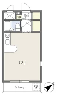 ロゼ若園【301号室】の間取り