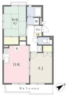 アランドパレスパート5【205号室】の間取り