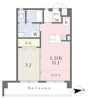 Frusciante Ishii【302号室】の間取り