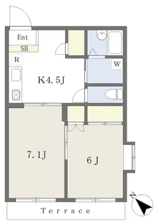 シティホームズ上柴町【101号室】の間取り