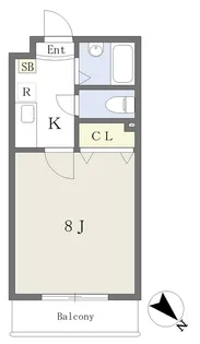 ヴェルフィオーレ嵐山【502号室】の間取り