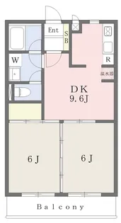 リヴ宮千代【303号室】の間取り
