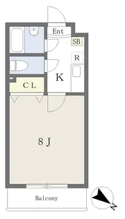 ヴェルフィオーレ嵐山【405号室】の間取り