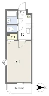 ヴェルフィオーレ嵐山【411号室】の間取り