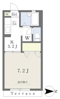 宮城県仙台市宮城野区鶴ケ谷5丁目【アパート】の間取り