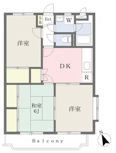 ユーミーAOKI A棟【303号室】の間取り