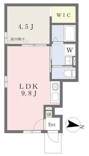 LUMIELE別府【101号室】の間取り