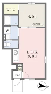 LUMIELE別府【103号室】の間取り