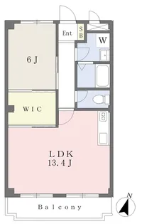 千葉県千葉市中央区仁戸名町【マンション】の間取り