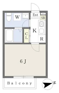 Naplus津田沼【307号室】の間取り
