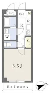 フローレス11番館【110号室】の間取り