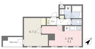 SCLふれあいの丘【503号室】の間取り