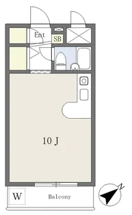ロゼ若園【102号室】の間取り