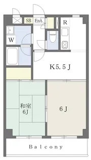 ブランシェ宮千代【103号室】の間取り