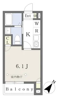 ヘリオス芝山【301号室】の間取り