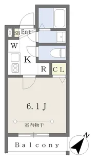 ヘリオス芝山【302号室】の間取り