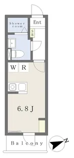 プレミエール船橋【203号室】の間取り
