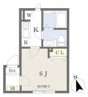 ロゼール【101号室】の間取り