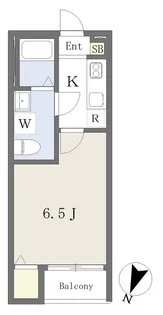 1Kの間取り画像