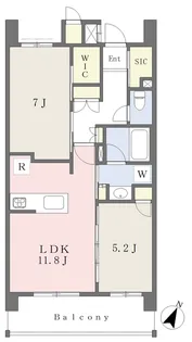 (仮称)宮城野区新田東一丁目【203号室】の間取り