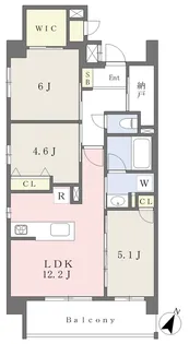 M’s Court 新田東【301号室】の間取り